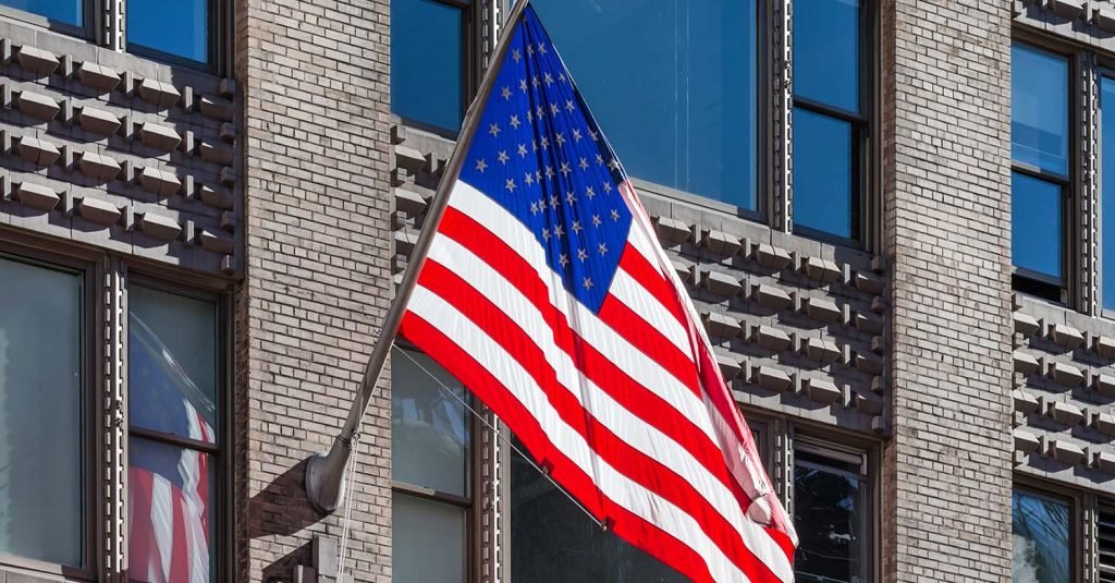 c-corporation - drapeau américain,building, New-York